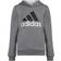 Adidas Boy's Essentials Heather Pullover Hoodie - Charcoal Hth As