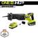 Ryobi ONE 18V Cordless Reciprocating Saw Kit with 4.0 Ah Battery and Charger