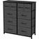 AZL1 Life Concept Fabric Storage and Organization Charcoal Grey Chest of Drawer 31.5x34.2"