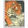 Stupell Industries Contemporary Tiger Jungle Nature White Framed Art 11x14"