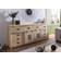 Massivmoebel24 Railway Painted Beige Sideboard 220x90cm