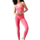 Samarali Yoga Bra and Leggings Set - Coral