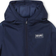 Kenzo Kid's Logo Print Zip Up Hooded Jacket - Navy Blue/Milk White