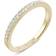 Charles & Colvard 14K Yellow Gold Moissanite 1.5mm Round Wedding Band-size 5, 0.29cttw DEW