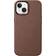 Woodcessories Bio Leather Case MagSafe iPhone 15 Brown