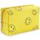 Waloner Organizer Cute Portable Smiley Makeup Bag - Yellow