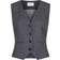 Neo Noir Vendetta Melange Vest - Dark Grey