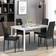 DKLGG Faux Marble Dining Set 29.9x47.7" 5
