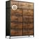 Nashzen Grain Print Rustic Brown Chest of Drawer 39.4x48"