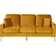 Beliani Gavle Mustard Sofa 183cm 3-Sitzer