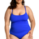 La Blanca Women's Island Goddess Lingerie One Piece Swimsuit, Sapphire