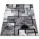 Paco Home Modern Gray, Black 31.5x59.1"