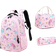 Meisohua Backpack - Pink Unicorn Set