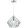 Dar Lighting Gaia Transparent/Chrom Pendelleuchte 30cm