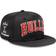 New Era Chicago Bulls Satin Script Black 9FIFTY Snapback Cap