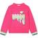 BillieBlush Kid's Happy Sweater - Neon Pink