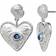 Maanesten Constantine Earrings - Silver/Blue/Transparent