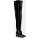 Saint Laurent Betty Overknees Aus Latex Schwarz