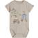 Hust & Claire Baby Body - White Melange