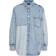 Pieces Oya Denim Shirt - Blue Denim