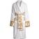 Versace Unisex Barocco Sleeve Robe - White