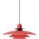 Belid Primus Glossy Red/Matte Black Pendellampe 43cm