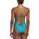 Nike Women's Swim HydraStrong Lace-Up Tie-Back One-Piece Swimsuit in Green, NESSD015-380