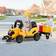 Costway Street Sweeper Electric Truck for Children with 2 Rotating Brushes