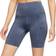 Nike Go Women's Firm-Support High-Waisted 8" Biker Shorts - Diffused Blue/Black