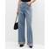 Agolde Dame High-Rise Cuffed Wide-Leg Jeans Blue