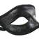 Couple Masquerade Metal Masks Venetian Halloween Costume Mask Mardi Gras Mask Cosplay Party Costume Ball Wedding Party Mask Black black-sliver