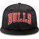 New Era Chicago Bulls Satin Script Black 9FIFTY Snapback Cap