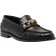 Versace Medusa Croco Slip-On Loafers - Black/Gold