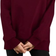 LA Pop Art Girl's Glory Hallelujah Flag Word Crewneck Sweatshirt - Maroon