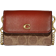 Coach Half Flap Card Case In Colorblock Signature - Brass/Tan/Rust
