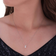Pompeii3 Solitaire Necklace & Studs Earrings Set 1/2 ctw - White Gold/Diamond