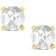 Macy's Gemstone Stud Earrings - Gold/Topaz