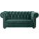 Vega Chesterfield Velvet Spruce Green Sofa 167cm 2-seter