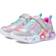 Skechers Girl's Infinite Heart Lights - Silver/Multicolour