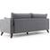 LOTO LIVING Antigua Grey Sofa 208cm 3-Sitzer