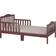 Bed Bath & Beyond Classic Design Kids Wood Toddler Bed Frame with Two Side Safety Guardrails 29x53"