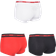 Hugo Boss Boxer Trunks 3-pack - Black/White/Red