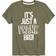 Instant Message Its Just A Prank Bro Graphic T-shirt - Heather Military Green