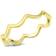 Sac Silver Squiggle Ring - Gold