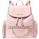 Michael Kors Jet Set Medium Pebbled Leather Backpack - Powder Blush