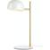 Markslöjd Pose White/Brushed Brass Tischlampe 48.5cm