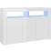 vidaXL 115.5x30x75cm High Gloss White Sideboard 115.5x75cm