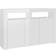 vidaXL 115.5x30x75cm High Gloss White Skjenk 115.5x75cm