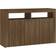 vidaXL 115.5x30x75cm Brown Oak Sideboard 115.5x75cm