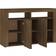 vidaXL 115.5x30x75cm Brown Oak Sideboard 115.5x75cm